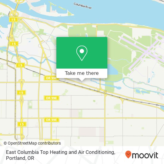 Mapa de East Columbia Top Heating and Air Conditioning