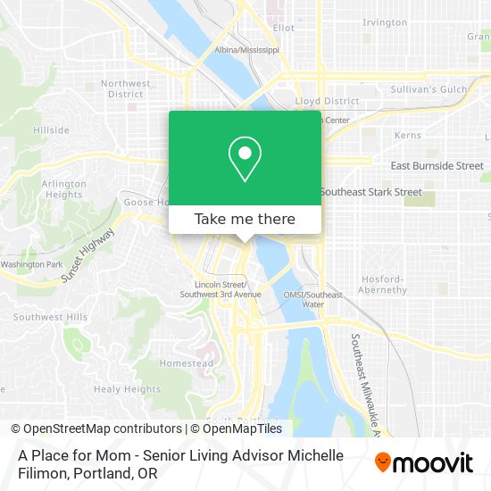 A Place for Mom - Senior Living Advisor Michelle Filimon map