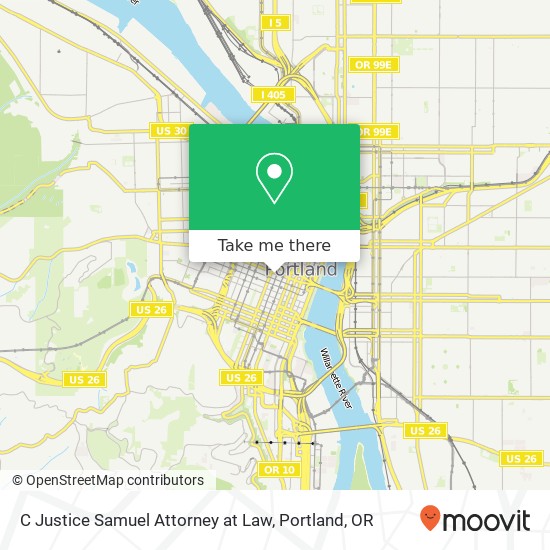 Mapa de C Justice Samuel Attorney at Law