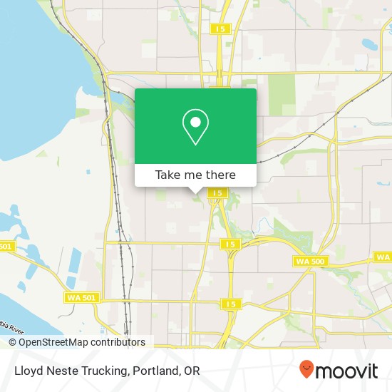 Mapa de Lloyd Neste Trucking