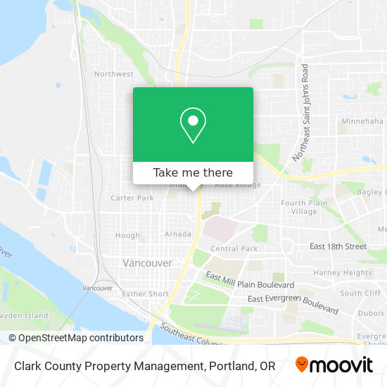 Clark County Property Management map