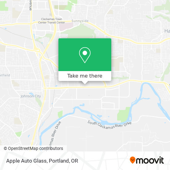 Apple Auto Glass map