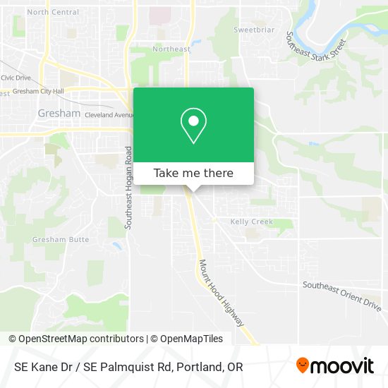 SE Kane Dr / SE Palmquist Rd map