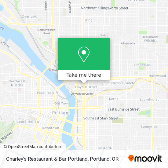 Mapa de Charley's Restaurant & Bar Portland