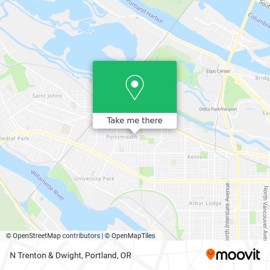 N Trenton & Dwight map