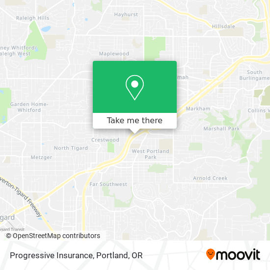 Progressive Insurance map