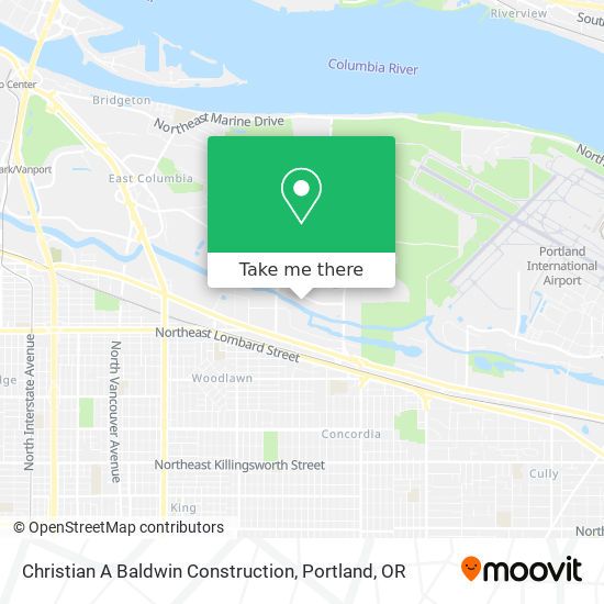Mapa de Christian A Baldwin Construction