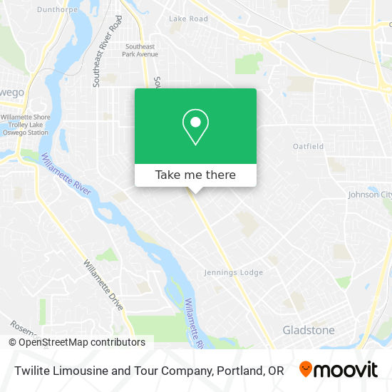 Mapa de Twilite Limousine and Tour Company