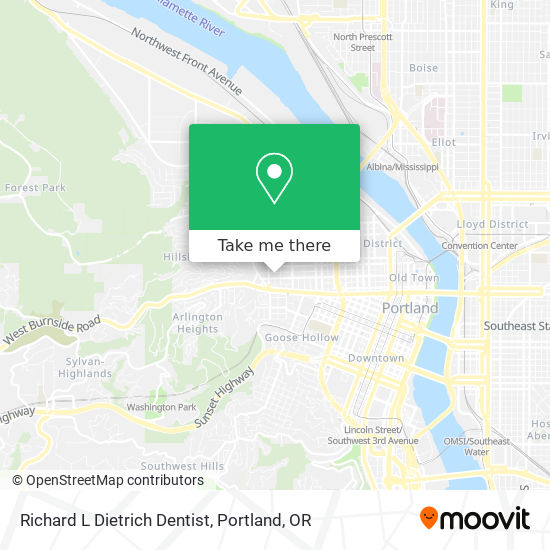Mapa de Richard L Dietrich Dentist