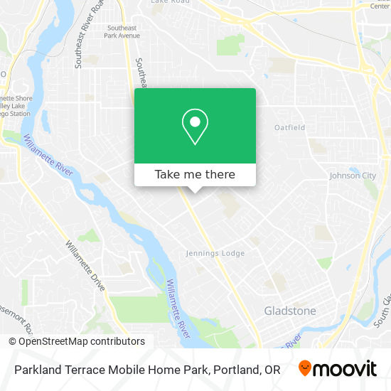 Parkland Terrace Mobile Home Park map