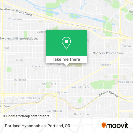 Portland Hypnobabies map