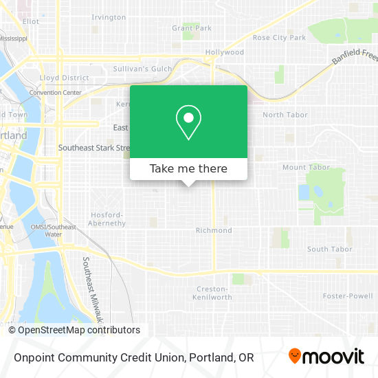 Mapa de Onpoint Community Credit Union