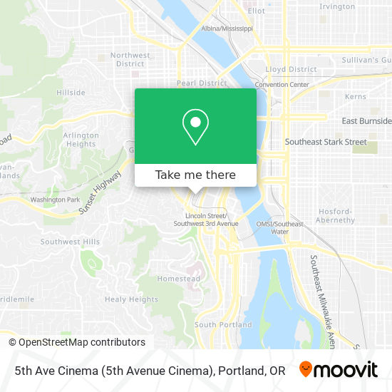 Mapa de 5th Ave Cinema (5th Avenue Cinema)