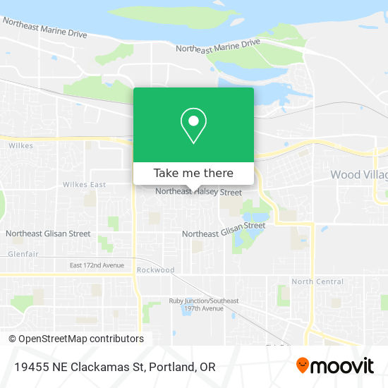 19455 NE Clackamas St map