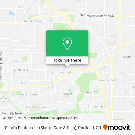 Shari's Restaurant (Shari's Cafe & Pies) map