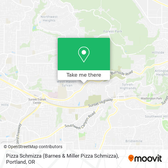 Pizza Schmizza (Barnes & Miller Pizza Schmizza) map
