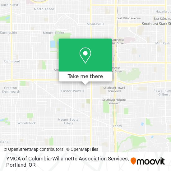 Mapa de YMCA of Columbia-Willamette Association Services