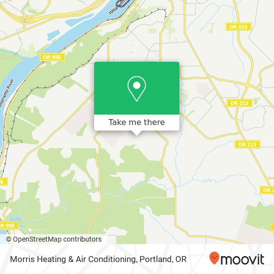 Morris Heating & Air Conditioning map