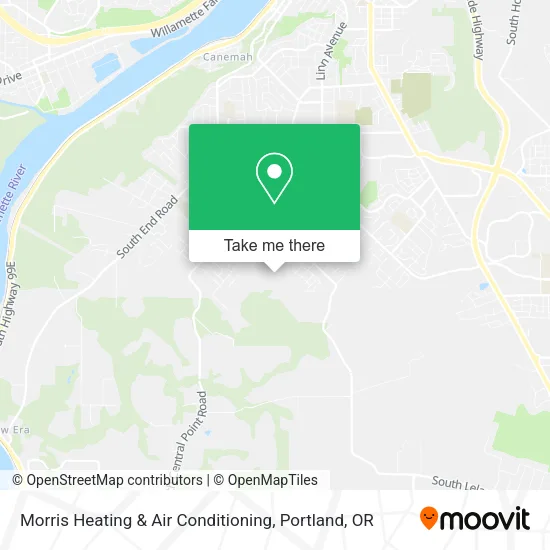 Morris Heating & Air Conditioning map