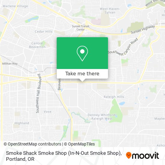 Smoke Shack Smoke Shop (In-N-Out Smoke Shop) map