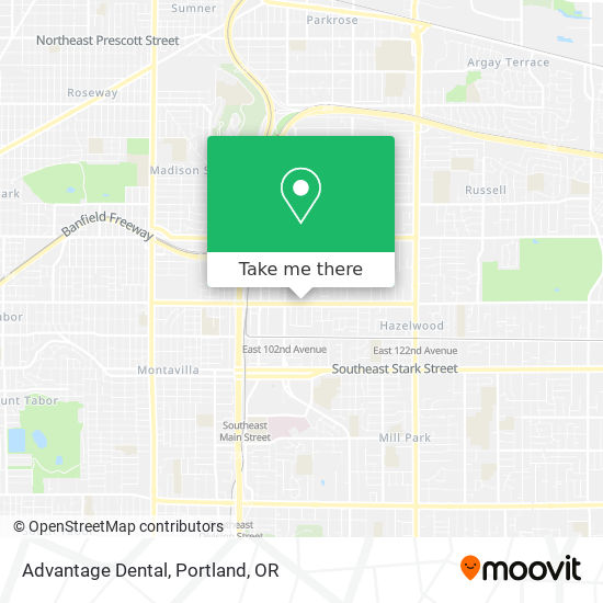 Advantage Dental map