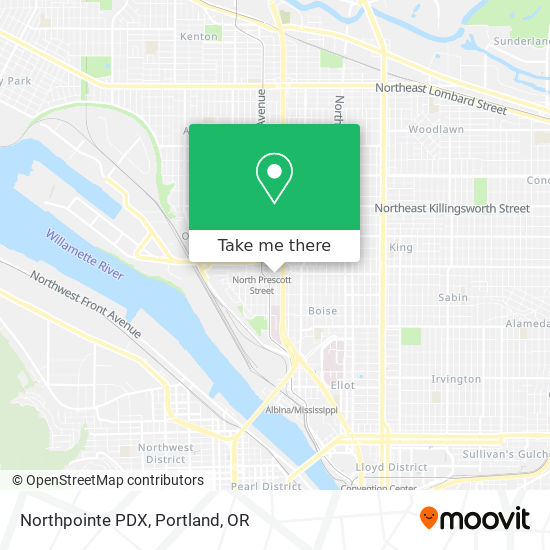 Northpointe PDX map