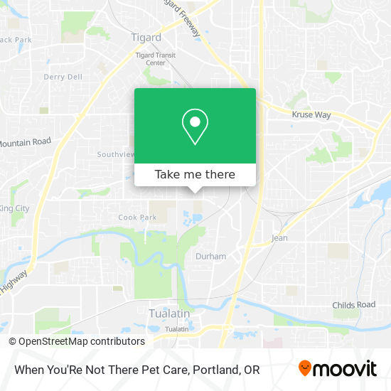 Mapa de When You'Re Not There Pet Care