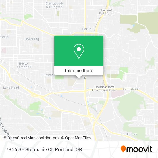 7856 SE Stephanie Ct map