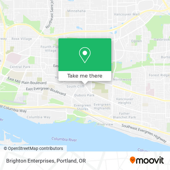 Brighton Enterprises map