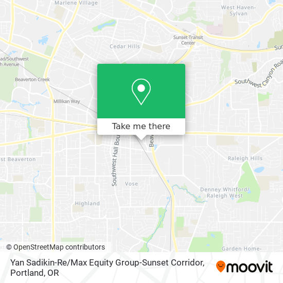 Yan Sadikin-Re / Max Equity Group-Sunset Corridor map