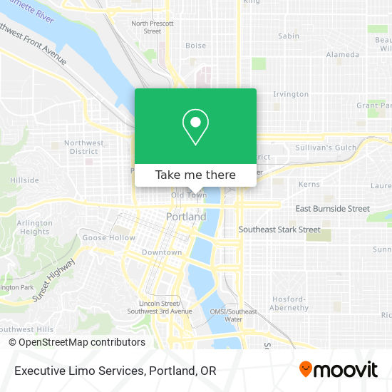 Executive Limo Services map