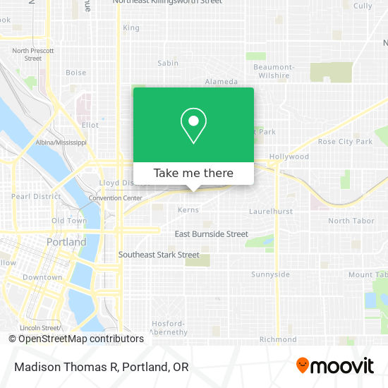 Mapa de Madison Thomas R