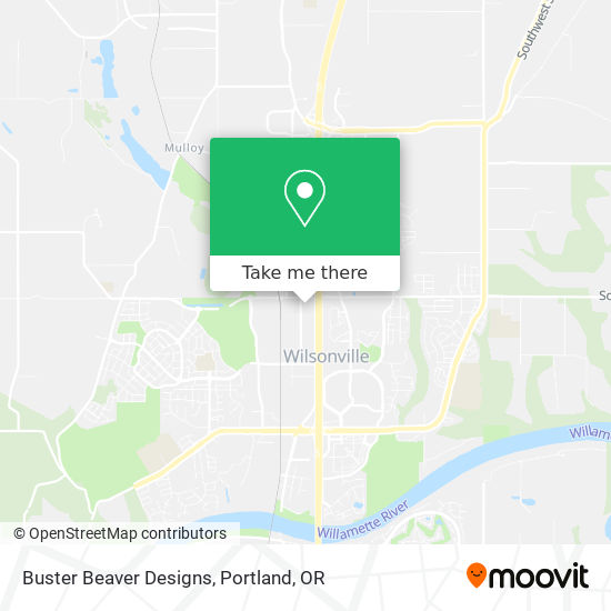 Buster Beaver Designs map