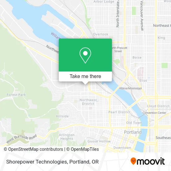 Shorepower Technologies map