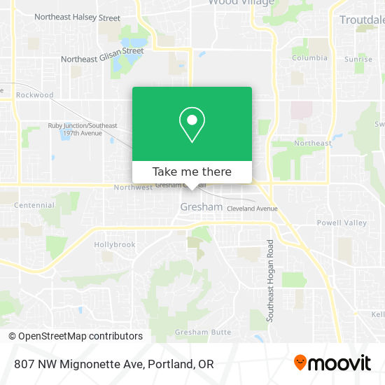 Mapa de 807 NW Mignonette Ave