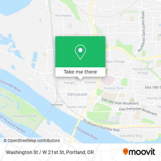 Mapa de Washington St / W 21st St