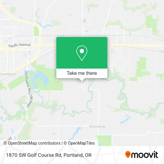 1870 SW Golf Course Rd map