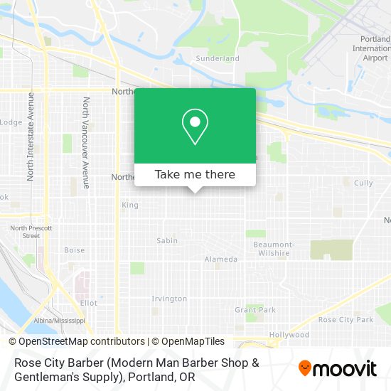 Rose City Barber (Modern Man Barber Shop & Gentleman's Supply) map