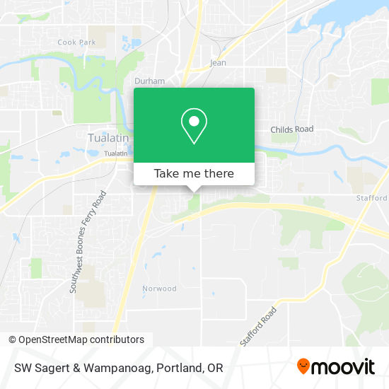 Mapa de SW Sagert & Wampanoag