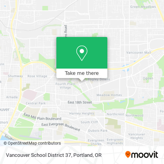 Vancouver School District 37 map