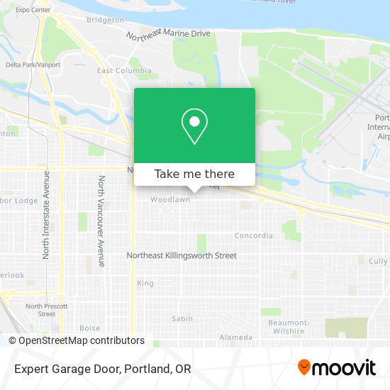 Expert Garage Door map
