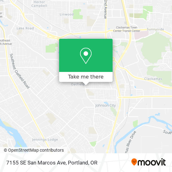 Mapa de 7155 SE San Marcos Ave