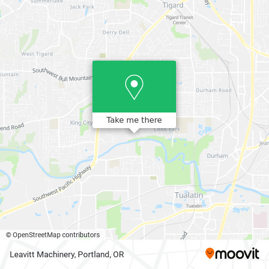 Leavitt Machinery map