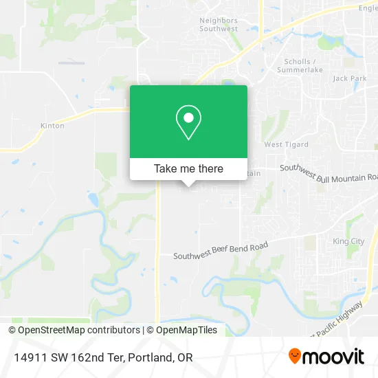 Mapa de 14911 SW 162nd Ter