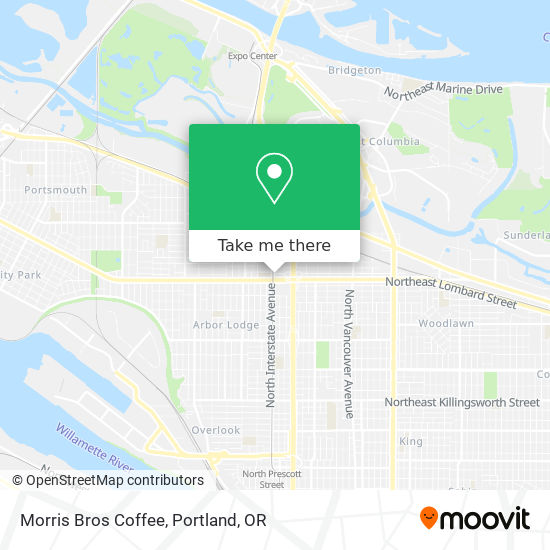 Morris Bros Coffee map