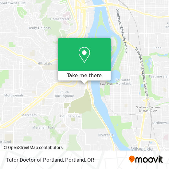 Tutor Doctor of Portland map