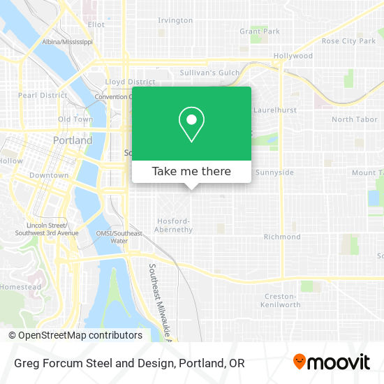 Greg Forcum Steel and Design map