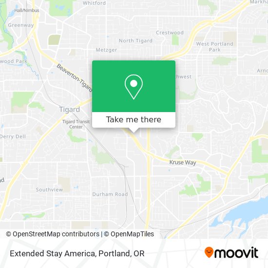 Extended Stay America map