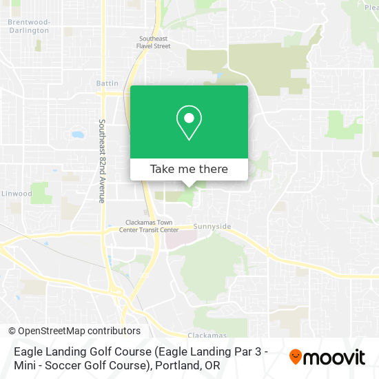 Mapa de Eagle Landing Golf Course (Eagle Landing Par 3 - Mini - Soccer Golf Course)