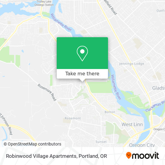 Robinwood Village Apartments map